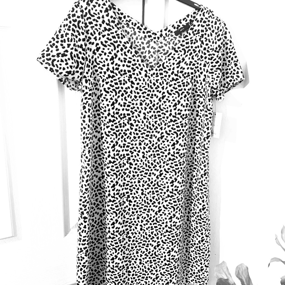 Leopard print dress